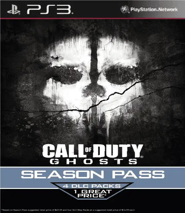 Portada o Cover de Juego Digital ps3 Call Of Duty Ghosts Season Pass Reg Usa