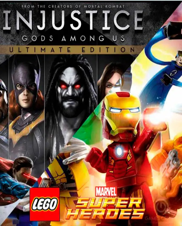 Portada o Cover de Juego Digital LEGO Marve+Injustice