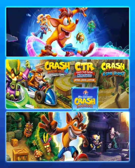 Crash Bandicoot 5 en 1 Ps4 Juego Digital