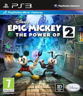 Portada o Cover de Juego Digital ps3 Disney Epic Mickey 2: The Power of Two