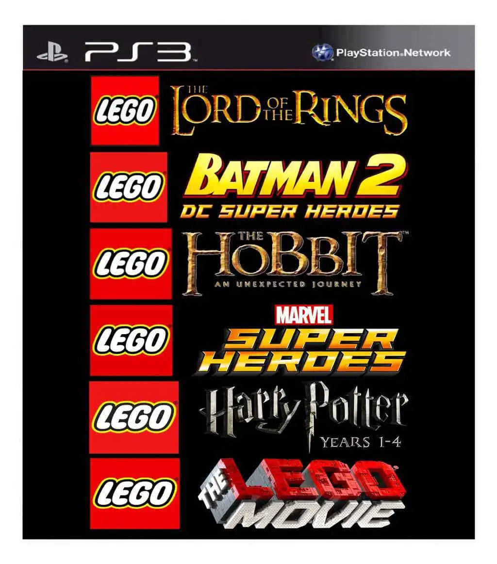 Portada o Cover de Juego Digital ps3 Lego Six Pack Ps3